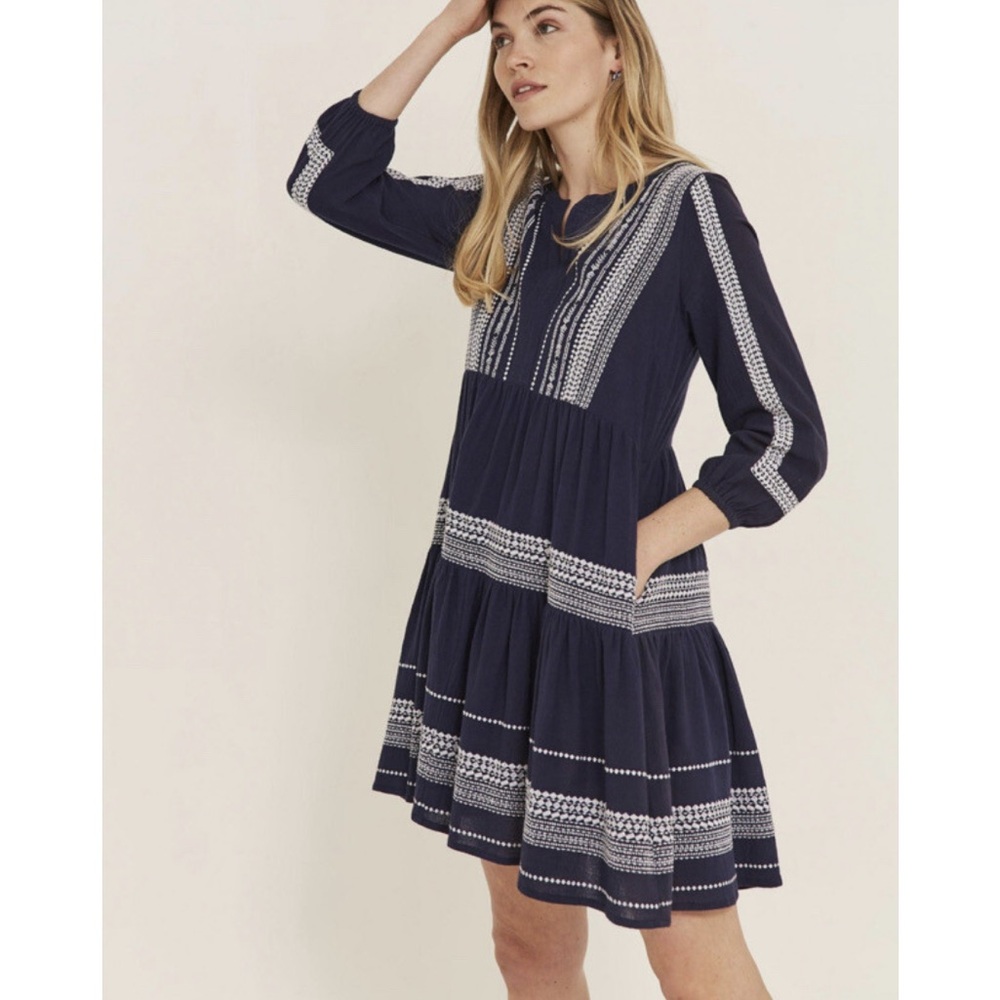 Fat Face Jayda Embroidered Dress